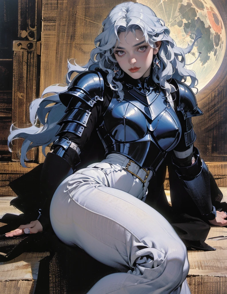 ((best quality)), ((masterpiece)), (detailed), ethereal beauty, perched on a cloud, (fantasy illustration:1.3), enchanting gaze, captivating pose, delicate wings, otherworldly charm, mystical sky, (Luis Royo:1.2), (Yoshitaka Amano:1.1), moonlit night, soft colors, (detailed cloudscape:1.3), (high-resolution:1.2)
CARTOON_DC_silver_banshee_ownwaifu, www.ownwaifu.com,
(no pupils:1.1), solid_eyes, white eyes, long hair, breasts, earrings, white hair, very long hair, colored skin, large breasts, mask, facepaint, makeup, multicolored hair, floating hair, lipstick, absurdly long hair, curvy, toned, narrow waist, big hair, white lips,
skull earrings, jewelry, earrings, bodysuit, skull, thighhighs, leotard, cleavage,
<lora:CARTOON_DC_silver_banshee_ownwaifu-15:0.9>