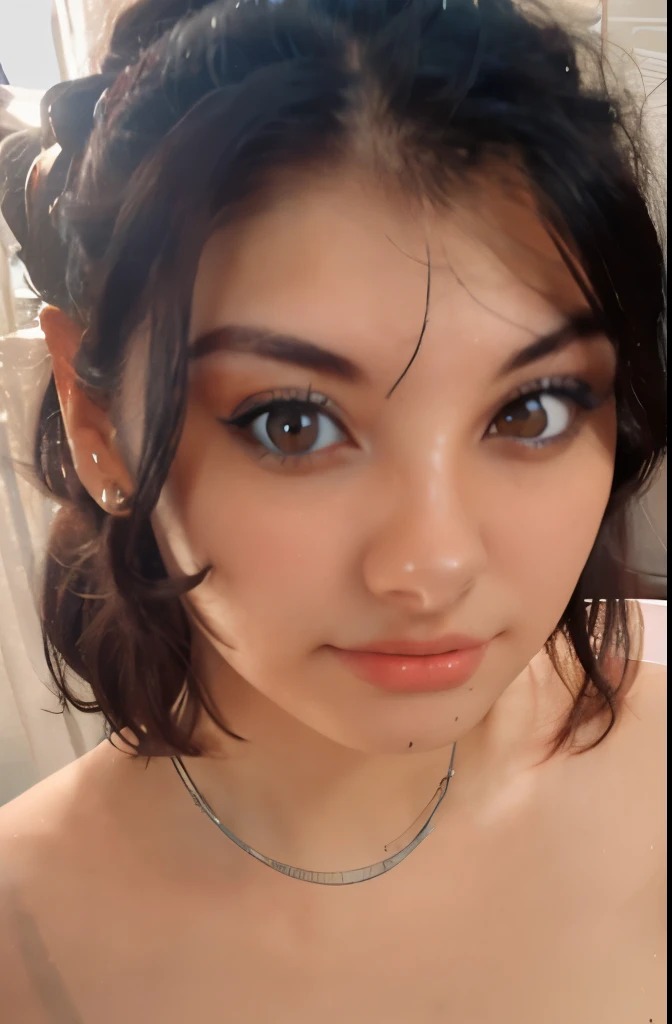 nympho Polish jet black haired gothic teen schoolgirl, pigtailed, tattoed and pierced, vaginal insert dildo, wet in milk and honey, spitting and bukkake fetish, latex slut