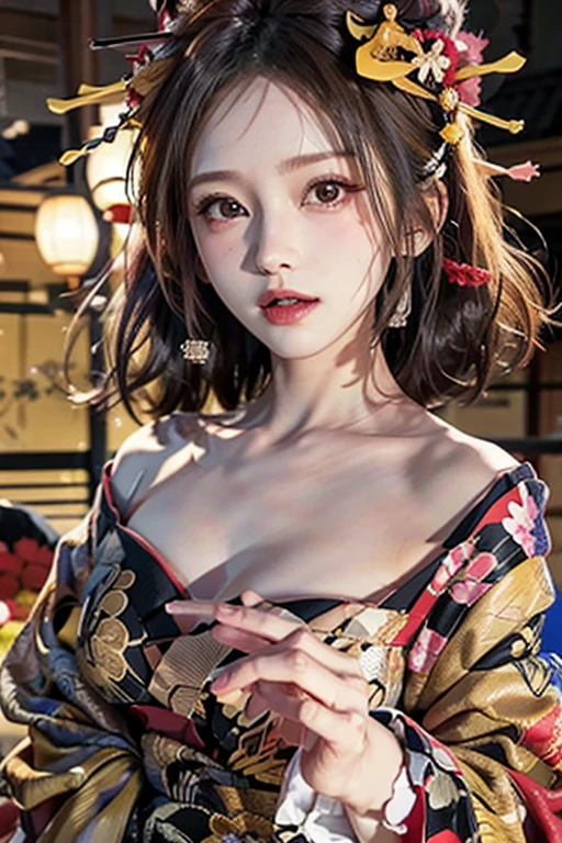 (Black kimono:1.2)、(exposed chest、Show your shoulders:1.2)、(Floral)、(long sleeve)、1 girl、whole body、black hair、(short hair)、(real:1.7)、((Highest image quality))、disorganized、(ultra high resolution)、(photorealistic:1.6)、photorealistic、octane rendering、(hyper realistic:1.2)、(photorealistic face:1.2)、(8K)、(4K)、(masterpiece)、(realな肌の質感)、(illustration、cinematography lighting、wallpaper)、(beautiful eyes:1.2)、(((The face is perfect))))、(cute)、(Are standing)、red lips、outer home、(Japanese style country)、A cute face with attention to detail、realな可憐な女性、Nipple flicker、open the thighs、Peeing、dripping pee