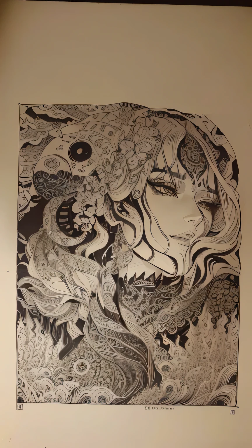 Flower Tatu,(masterpiece,highest quality,Official Art,Beauty and aesthetics:1.2),(Super detailed),In detail,Best illustrations,Hand-painted high quality,(High Contrast),(Clean Lines:1.3),(Line art), Line art, (精巧なLine artアート, Pen drawing,Ukiyo-e style,Wraparound configuration, Perfect body of a woman, Flower Tatuー, Back view, Line art ,(Intricate details),(Detailed Background:1.2),(colorful),High resolution, whole body