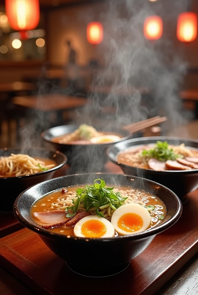 Délicieux plats de ramen