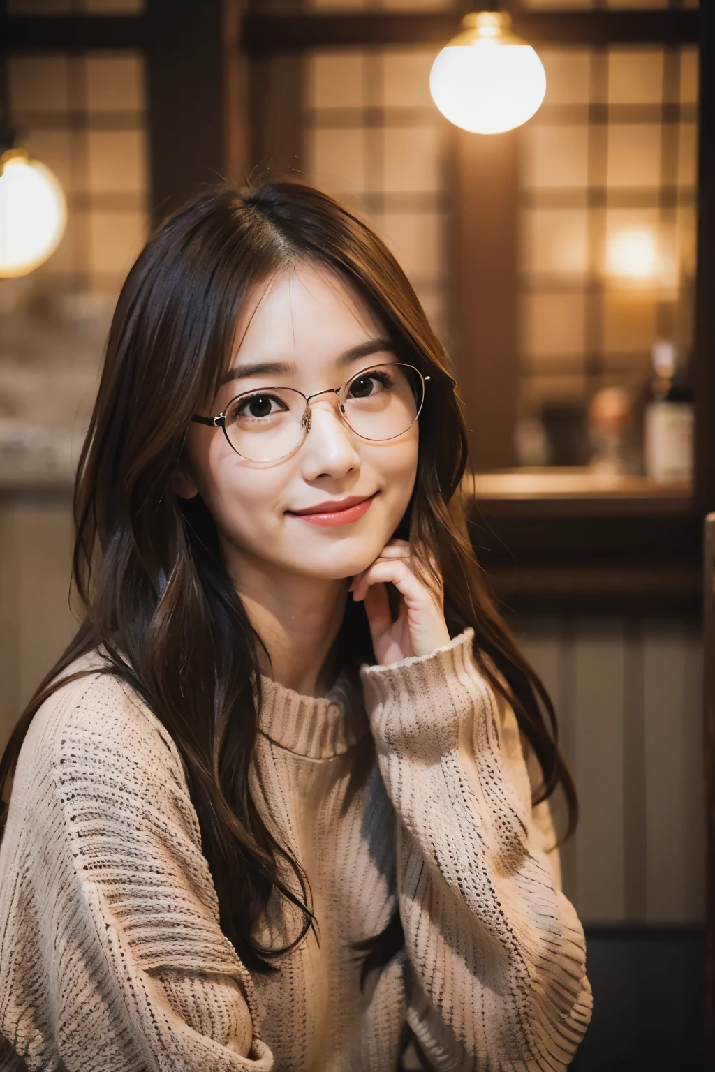 Working at a desk, high quality, ultra-realistic, office lady, makeup, smile, beautiful eyes, beautiful and accurate face, beautiful minion, background is office