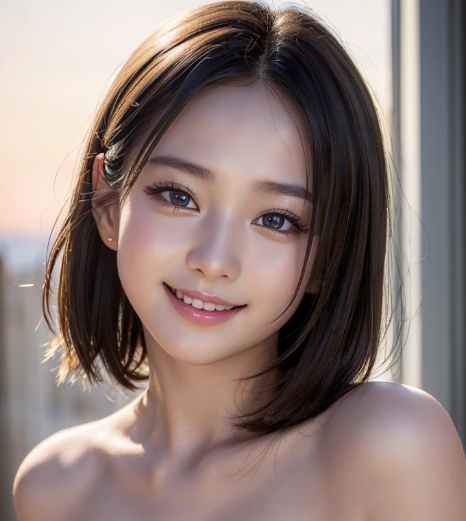 masterpiece, best quality, extremely detailed CG unity 8k wallpaper, (Upper Body head close-up shot of a beautiful little girl),oil skin, (seductive smile),intricate detail realism hdr,Photorealism, Hyperrealism, ultra realistic, dramatic light, intense shadows, gorgeous view, depth of field