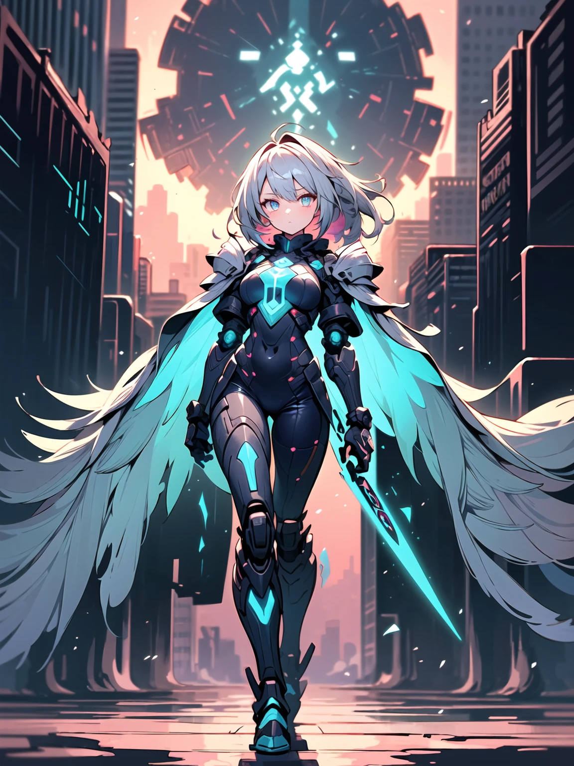 (Fraction_9,Fraction_8_Direction_7_up),1 A Ghost Woman,(((Full body portrait))), A beautiful woman,Ghost Knight, Foyego,League of Legends Characters,Arcane,角色身体是translucent的,The broken armor on his body,The legs are also transparent,soul,translucent,