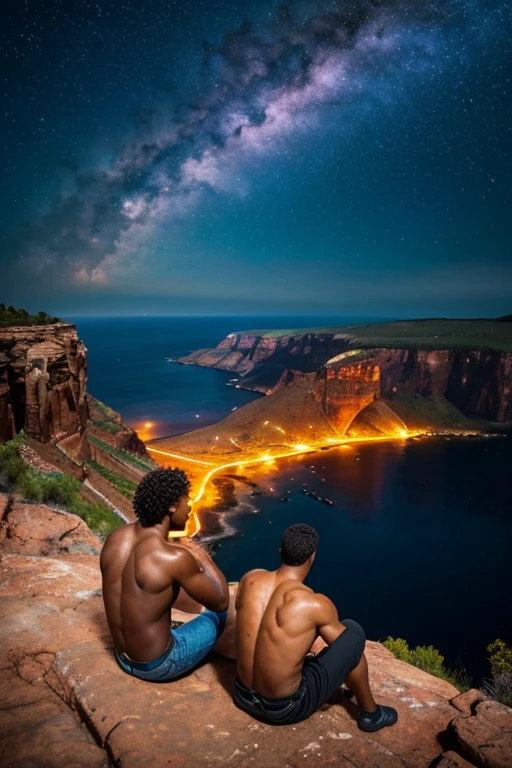 (a detailed gay sex scene with two men at a beach at night ),(realistic, highres)(interracial),(explicit:1.1),(erotic),(intimate),(passionate),(sensual),(exciting),(ultra-detailed bodies and facial expressions),(romantic lighting),(vivid colors),(LGBTQ inclusion),(consenting adults),(body positivity), (Orgy), (NSFW)