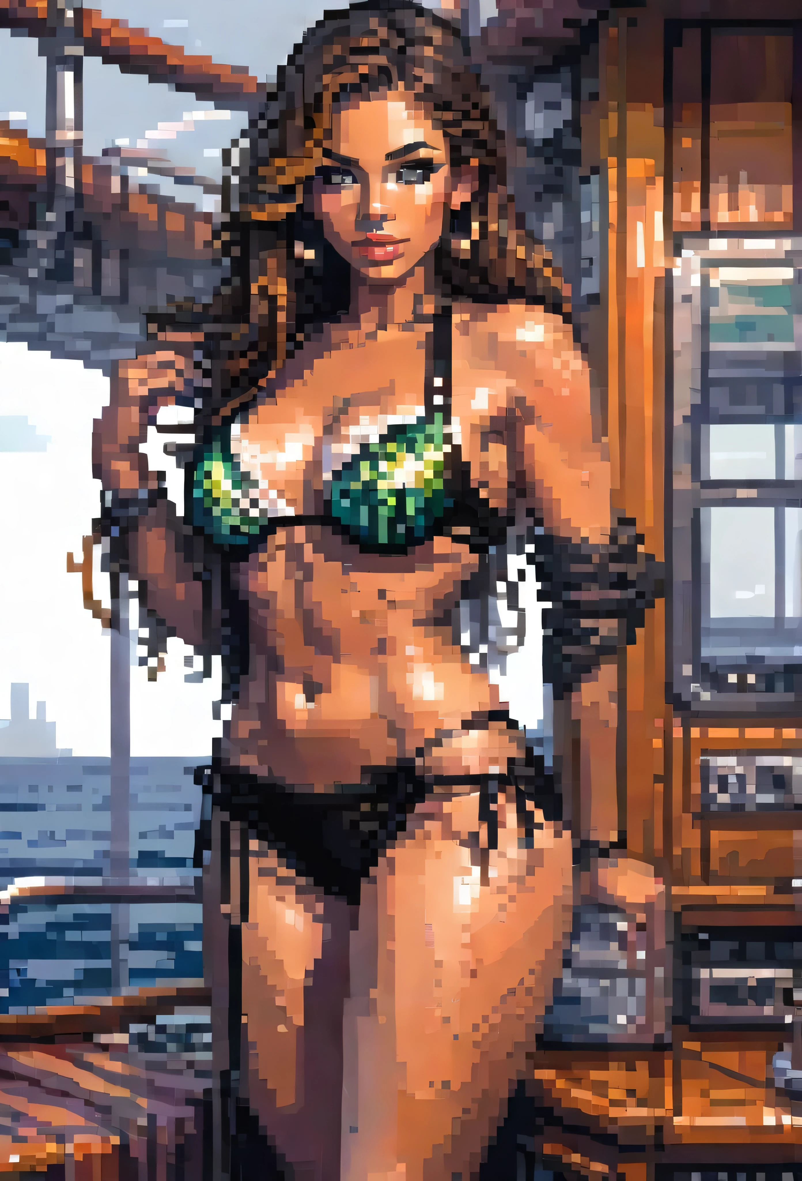 , well detailed skin, (50 years old woman), beautiful, (very glossy shiny skin), seductive look, athletic, thick round ass
