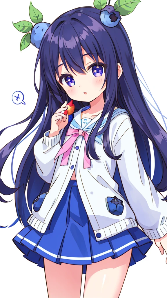 Girl's room Elementary school student, , toddler, flat chest, black hair Long hair in braids Purple Eyes smile White short-sleeved sailor uniform top Navy blue mini skirt White panties Girls' Shorts barefoot ((I can see her panties)) Are standing Dynamic angle Low angle