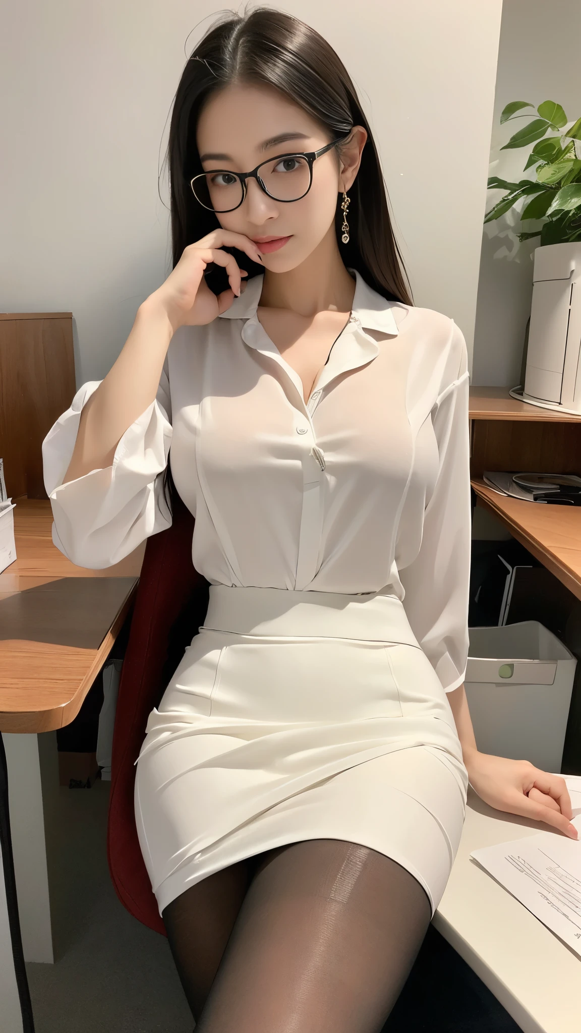(hight resolution:1.3), (in 8K, Photorealsitic, Raw photography, Top image quality: 1.4), japanes, (1girl in), beauitful face, (Lifelike face), (A dark-haired、a short bob:1.3), Beautiful hairstyle, realisticeyes, beautiful finely detailed eyes, (real looking skin), Beautiful skins, Colossal tits、enticing, 超A high resolution, A hyper-realistic, high detailing, the golden ratio, In the street、Sateen、the whole body is wet、OL Suit、a secretary、White shirt、Tight black skirt、