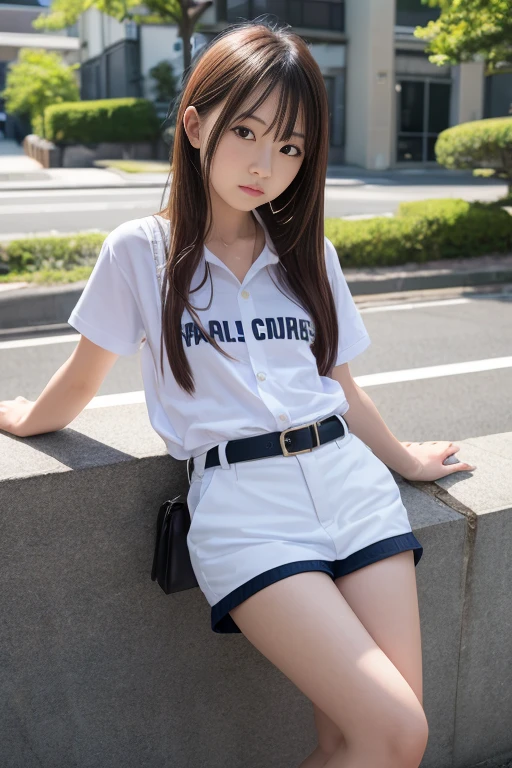 Cute Girls、high school girl、mini skirt、See-through、squat
