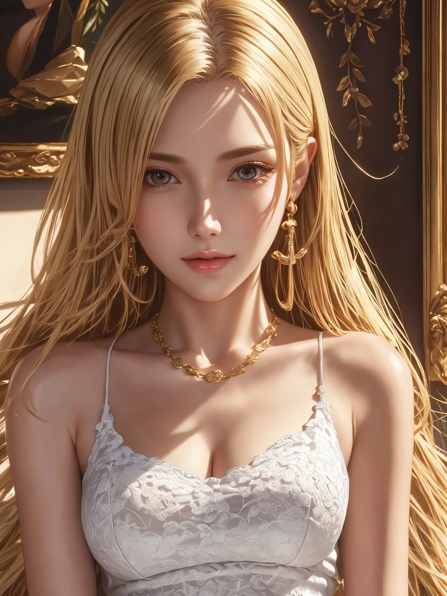 masterpiece、High resolution、Tabletop、wallpaper、Realistic、Bright lighting、Professional Lighting、Face Light、Sleek lighting、adult、Beautiful woman、action、gravure、sexy、so beautiful、Beautiful Skin、Beautifully detailed、Detailed face、slim、Blonde colored hair、Brown eyes、Looking at the camera、Clevis