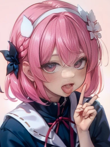 Menina anime com cabelo cor-de-rosa fumando um cigarro, Gapmoe Yander, anime moe artstyle, Pin no anime, Yandere, extremamente bonito rosto de menina anime, anime personagem, visual anime de uma menina bonito, menina bonito com cabelo rosa curto, em estilo anime, Sayori, uma garota de anime, 2 d anime style, Shirabii, Menina do anime chamada Lucy