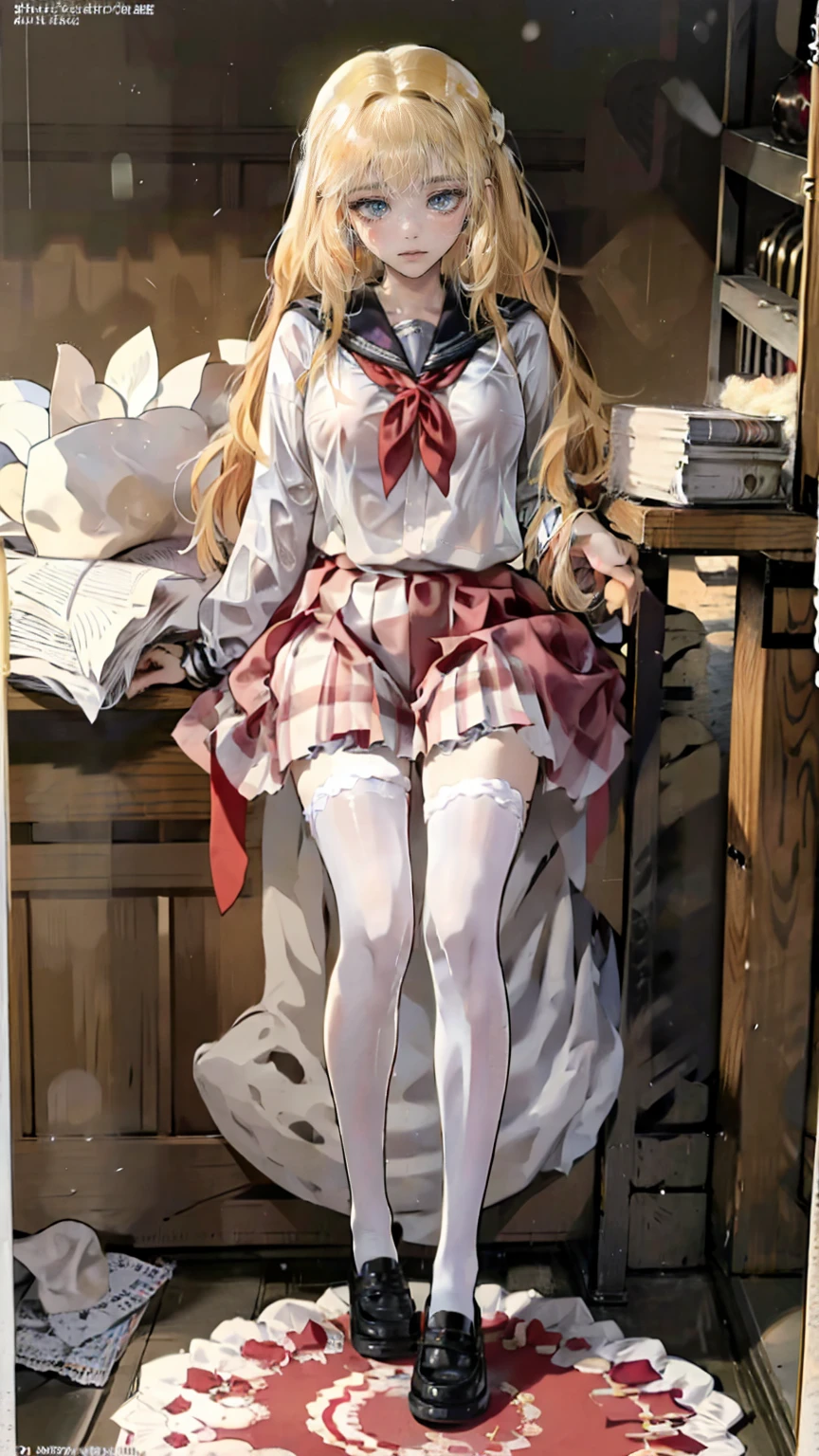 2girls, yuri, lewd touching, blonde hair red eyes, scholar, wallpaper, depth of field, night, light particles, light rays, sidelighting, delicate thighs, plug, panties, ribbons, cute girl, sex, stuffed animals, bedroom, hair accessory, large shirt, naked, pink hair twin tails, red shirt, lifting dress, hands in pants, smart, glasses, laying down, squishing together