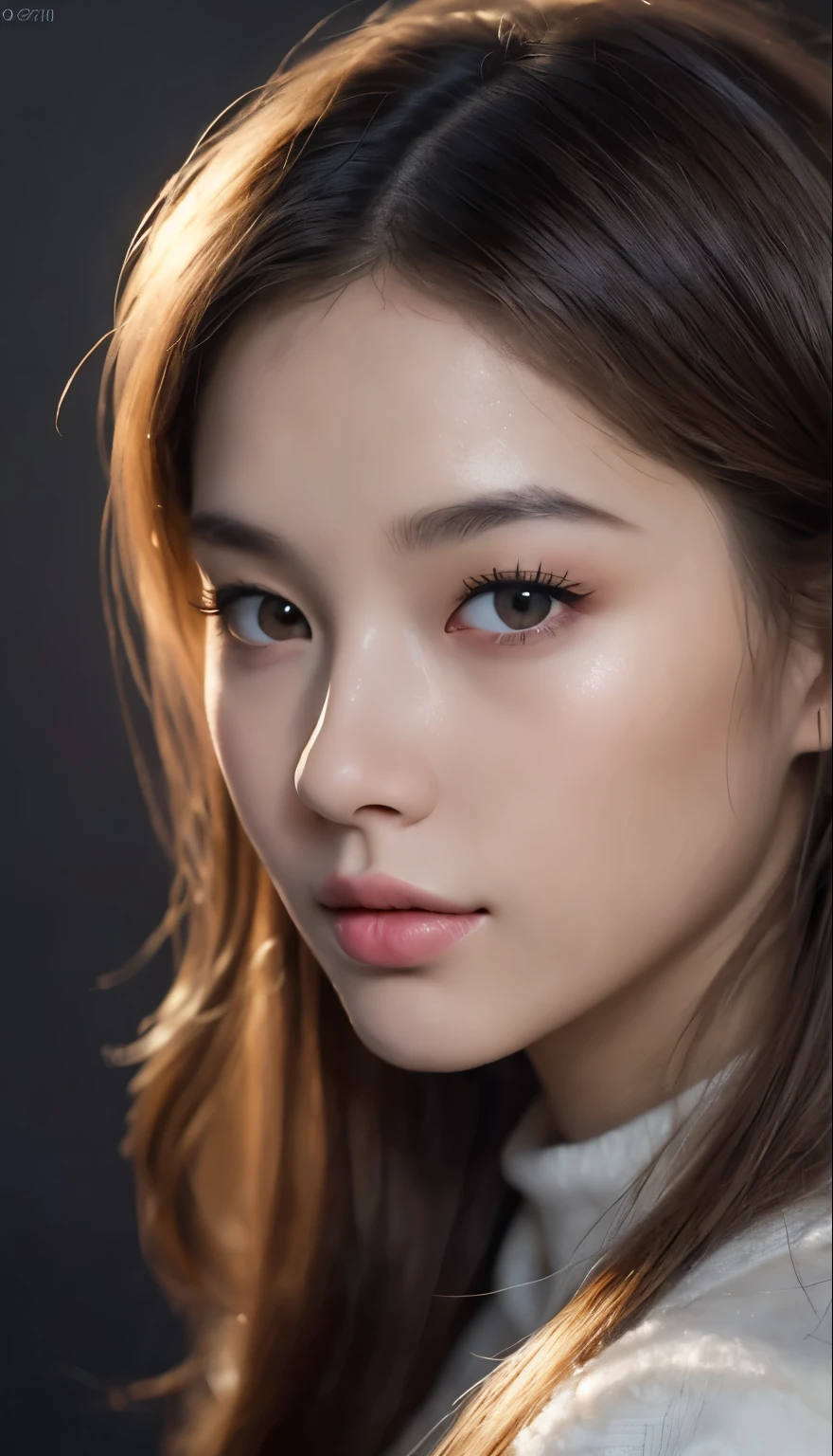 1girl, (erosface, (masterpiece),), pretty young face (Russian) (Asian), puff, adept art, very realistic ( 8k HD graphic, (soft and chill light), best quality detailed face:1.5, masterpiece:1.3, ultra highres:1.2 dynamic lighting, artstation, winner photography, volumemetricslighting), (blur background)