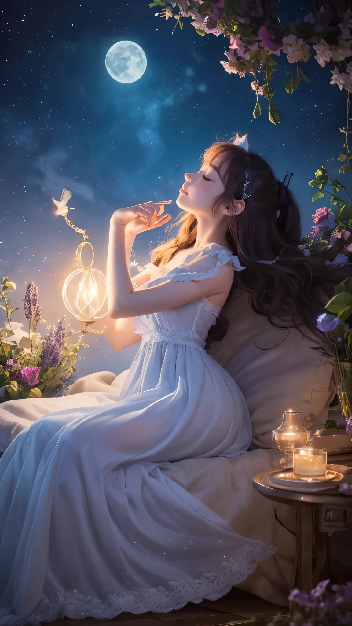 1920×1080、Photogenic reality、heaven、Fantasy、Powerful Magic、Wrapped in dazzling light、眩Shiiほどの黄金色の光が降り注ぐ、god々Shii、Fantasy、cute、Beauty、Adult female、Big Eyes、一人の美Shii美の女godの全身の画像を作ってください