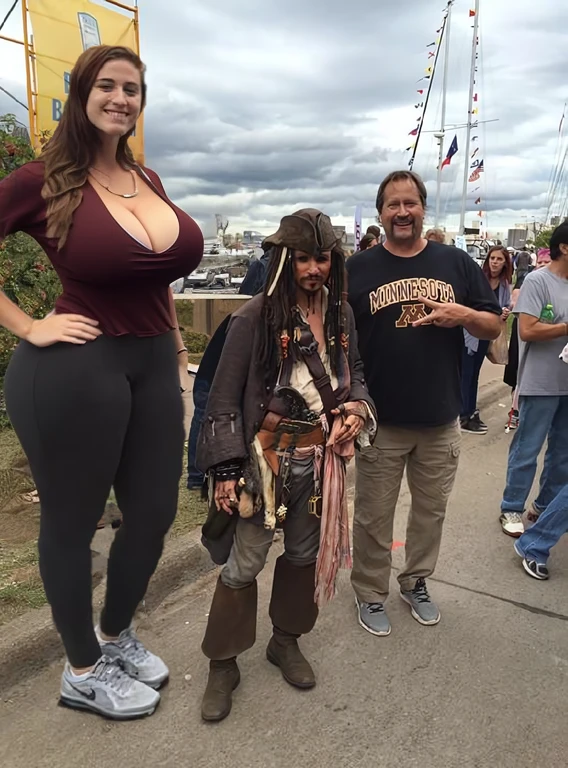 angled view, oversized plain dark baggy t-shirt, (big giant enormous oversized massive huge colossal breasts:1.5), (gigantic sagging breasts:1.5), symmetric breasts, (extremely very long full big hair)