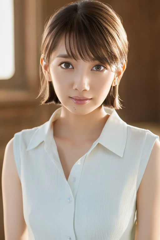 (8k, RAW Photos, Best Quality, masterpiece: 1.2), Super detailed, Super Resolution, (Actual Photos: 1.37), Portraiture, High-quality RAW color photos, Professional photos, official art, Highly detailed CG Unity 8k wallpaper, Beautiful Japanese Women, {30|40} age, Highly detailed face, Highly detailed eyes, Highly detailed skin, Highly detailed nose, Highly detailed mouth, Perfect Anatomy, Detailed backgrounds, Highly detailed outfit, One Girl, housewife, Realistic body, White skin, Glowing Skin, Slender body, Very small waist, Handsome body, brown hair, {short|length} hair, (Straight bangs:1.2), Cute Face, A faint smile, realistic face, White shirt, Earrings, Looking into the camera, Cowboy Shot, Standing posture, dynamic lighting,Open your mouth, Erotic Pose、Full body photo、