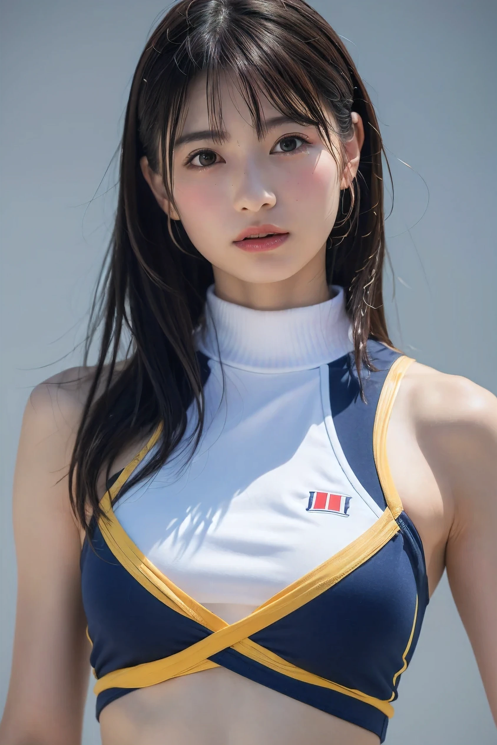 (8k, RAW Photos,Best Quality, High resolution:1.1), (超Realisticな:1.4),(Realistic, Realistic:1.3),The beauty of Japan、Rhythmic Gymnastics Club、Rhythmic Gymnastics Uniform、((Upper Body:1.3))