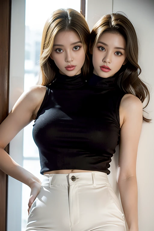best quality, ultra high res, (photorealistic:1.4), unique faces, pretty girl, nude, black tight skirt, black choker, (faded ash gray hair:1), medium breasts, looking at viewer, closeup, (pretty face) , southeast asia girls, (RAW photo, best quality,high quality,highres), (realistic, photo-realistic), ultra-detailed,(front lighting).