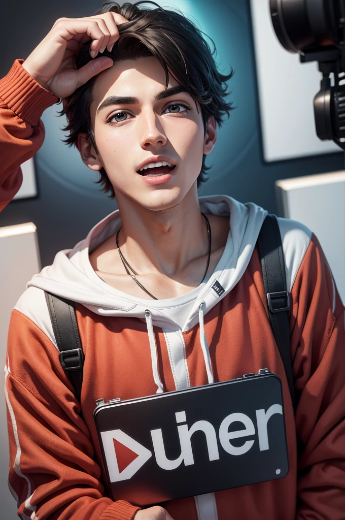 score_9, score_8_up, score_7_up, score_6_up, score_5_up, score_4_up, male focus, solo, whole body shot of a 19yo skinny, slim, college sophomore twink, gay pornstar, perfect eyes, grey eyes, flawless, beautiful face, triangular face, dark blond spiky hair, wearing a black hoodie, wearing translucent teal swim shorts, sitting at a coffee house with headphones behind a laptop computer , line art illustration, afternoon lighting, sly smile at the camera
<lora:CockUnderXL-Pony-v1alpha:1> (cockunderxl,wetxl:1), pantssnakexl-L:1), (erection under clothes, erection under clothing, erection:0.95)
<lora:betm:1>