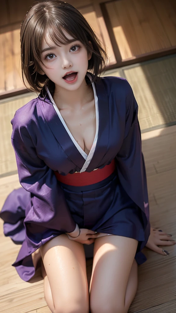 (nsfw:1.3), Hugob, Hmph, Purple Hair, Long Hair, bangs, (Purple eyes:1.1), (wow big breasts:1.2),Blake Black Jacket, (Black knee socks:1.3),black skirt, Collared shirt, Hair ribbon, High waist skirt, Jacket, Long sleeve, Neck ribbon, Open your clothes, Open Jacket, Pleated skirt, Red ribbon, ribbon, shirt, skirt, Sleeves are longer than the wrist, White shirt, Wide sleeves,break looking at viewer,break outdoors, break (Tabletop:1.2), Highest quality, High resolution, unity 8k wallpaper, (figure:0.8), (Beautiful attention to detail:1.6), Highly detailed face, Perfect lighting, Very detailed CG, (Perfect hands, Perfect Anatomy),Wicked Smile、,Laughing with your mouth open、Sit with your knees bent、eight-headed body、Beautiful feet 、As if looking up from below、(Put your knees on your chest),、Plein Air、outside of home、Highly detailed face、Perfect lighting、Detailed CG、 (Perfect hands、Perfect Anatomy)、Looking at the audience、blush、Laughter、No panties、Pussy、School, Sit with your knees bent、eight-headed body、Beautiful legs 、Inside the School、As if looking up from below、(Knees to chest), Riding on top of a man, Sad face, tears, )), (Shaking breasts, Vibrant breasts), Amazing big boobs、 (movement of the hips, Movement of the hips),Pussy stares, ,(White panties:1.3)、(Full-fledged panties:1.5)、