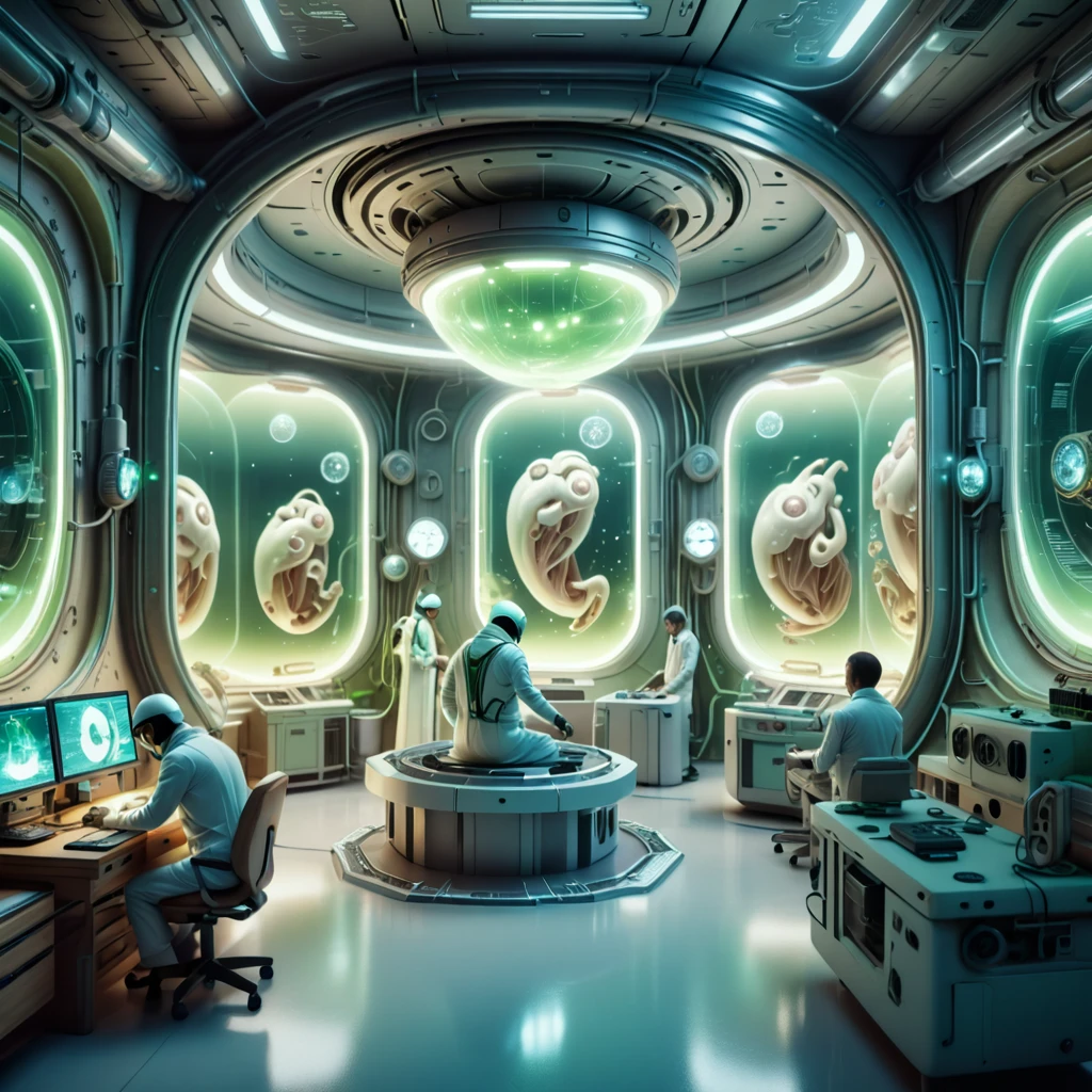room with rows of clone-tube with humans inside <lora:clone-tube-v1-000008:1>
