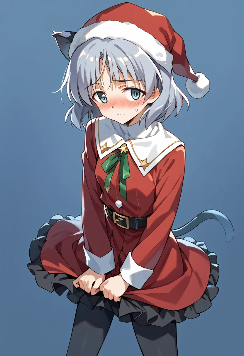 masterpiece,High resolution,Best Quality,8k
(sanya v litvyak,strike witches)((Santa Claus))Embarrassed