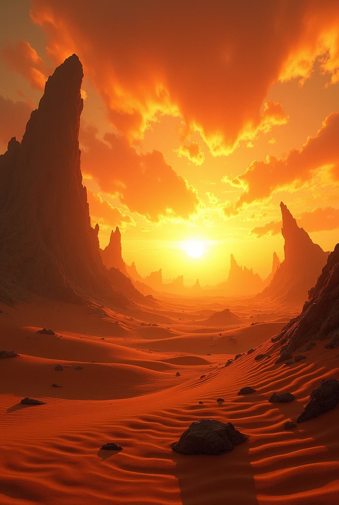 A breathtakingly surreal and vibrant cinematic photograph of an ...