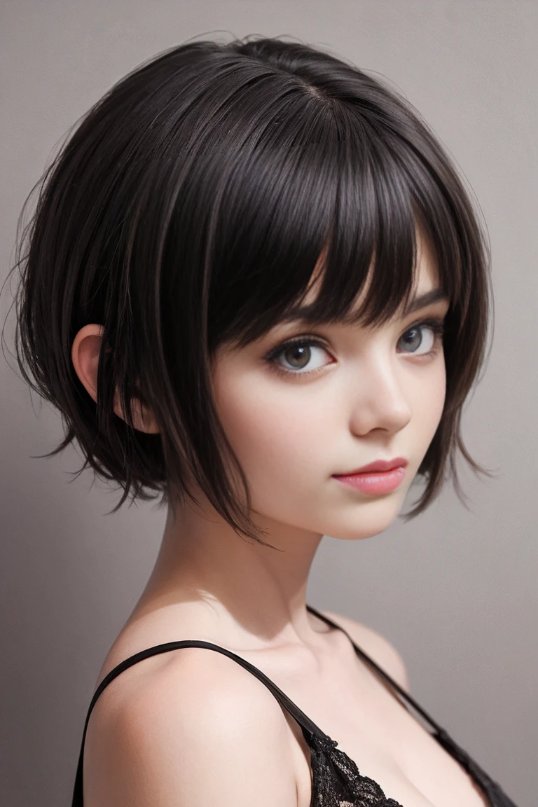 Beautiful Female Short hair