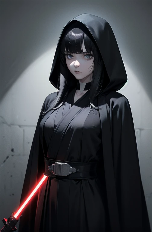 Shadow Face、Star Wars, Jedi, black Jedi robe、Black Robe, black belt,Star Wars concept art, Star Wars、Jedi、Lightsabers、Black Robe、Jediの服、Black hoodを被る、Star Wars、beautiful girl、cute、Droopy eyes、Black Hair、Beautiful Long Hair、Straight hair、bangsBangs、Bangs、Hime cut、Big Breasts、slimな体、slim、(Best Quality,4K,High resolution,Masterpiece 1.2),Very detailed,Real 1.37,Spooky Background,Dark fantasy,Black Theme,Ominous atmosphere,Eye-catching,Anime Style,Concept Art,Inappropriate behavior,beautiful, Delicate facial features, pale Skin, night、Dim lighting、Dark Background, Cinema Lighting, Dramatic Shadows, gothic, Spooky atmosphere, Dark words, 1 person&#39;S, Red cheeks, ,(Lightsabers1.3),Scary smile, smile,TwiSted smile、ruins,(Wasteland 1.3),Horror Style, ((Flowing Black Hair)), Female Curves, Sexy flat stomach, Perfect hands, Perfect anime character face, (Black hood)), standing, ((Black Robe), ,(Dark words 1.3), In the forest, Moonlight Illumination, night間照明, jungle、Space Fantasy,SF, Skeleton Gas Light,Absurd, High resolution、 ((STAR WARS)), ((Best Quality)), (Very detailedな), ((Very detailed)), (beautiful), ((cute)), 1 person,(1.6)、beautiful face、Full Body Ezbian、pale, beautiful肌、Big Breasts、beautiful体、slimな体、beautiful feet、Smiling Kindly、暗い建物のRuins、(Ruins 1.3)、Low angle full body shot、(Creepy 1.3)、(The girl lost a lot of blood...............1.3)、Spirits、Droopy eyes、bangs, Long Hair, Star Wars、Jedi、Blue Lightsabers、Ready your Lightsabers、Star Wars Background、Ruins、In the forestで、night