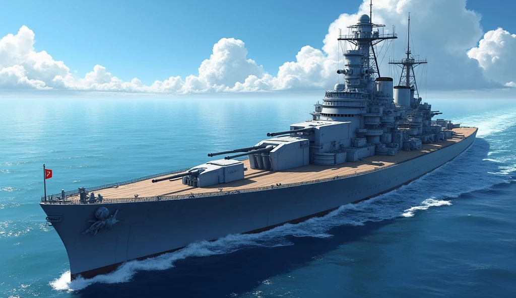 (Best Quality,Extremely detailed depiction,Incredible high resolution),Huge Battleship:1.3,Battleship gun,Bird&#39;s Eye View,High quality anime images