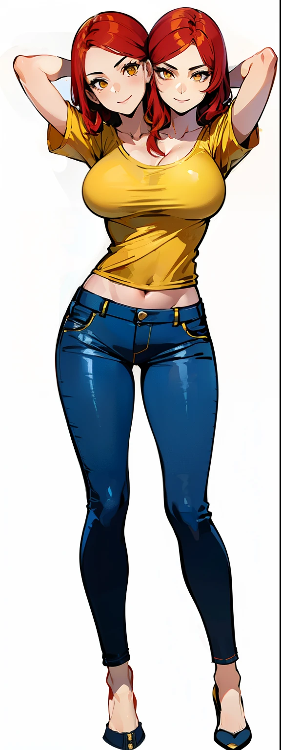 Close-UP Lumberjack in hand sesy woman portrait mode from the waist up short viking skirt showing legs. cabelos com transa longasum desenho de uma mulher com uma fantasia verde e amarela, garota de anime desonesta, artgerm e lois van baarle, full body portrait of jeans cinza, Steven Artgerm Lau, desenhado no estilo de artgerm, fanart de alta qualidade, jeans cinza, High quality color sketch, linda garota vestindo terno regata, portrait of jeans cinza, girl of the zodiac knights