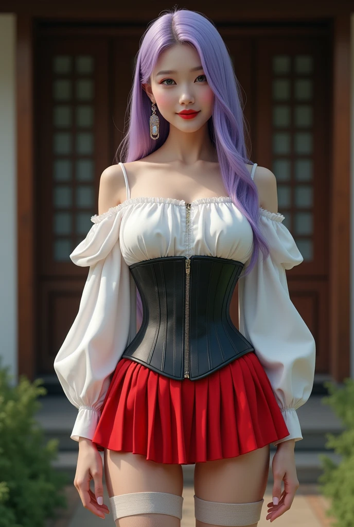 ((The most beautiful woman smiling in a perfectly tailored outfit in a given situation)), (give the solution!!!!), (((one rule is the golden ratio and white balance))), ((always draw hands and fingers correctly, correct them if you make a mistake)), dress a beautiful girl with a perfect figure in something nice, made of available materials ((silk), (canvas, nylon), (latex laced), ((lacy)), leather, ((((jewelry)))), steel, chains, chainmail, bracelets, pendants, earrings, everyday items)), I encourage you to draw them at the same time, ((Use any technique, any style, any outfit, Sew, ((embroider)),choose the color of your eyes, and even hairstyles)), ((I encourage you to choose the right background for your phenomenally drawn creation)), (Use any technique, any style, any outfit, even choose ((eye color, color, even hairstyle, makeup, whatever and how to do it))), ((experiment, combine complex, multi-layered materials)), ((experiment with Armor and delicate materials)), (((experiment with the entire palette of colors and shadows))), (masterpiece: 1.3 ), (photorealistic: 1.37), (Realistic:1.5), (ultra_detailed, UHD:1.2), Extremely detail CG unity 8k wallpaper, depth of field, Fujicolor, (best quality), (high resolution), Attention to detail, Double eyelids, Wear an off-shoulder top, full bodyesbian, and if you want, you are standing, (back shot), lacy, lacing, ((Glamour, paparazzi taking pictures of her)), High Contrast, highly colors, long legs, medium ass, ((Fantasy style)), ((layer cut: 1.42)), ((Brightly colored clothing)), ((Sport style)), ((Lively,Active,vivaciousness)), ((no_Panties)), ((Exposing thighs)), (Erotic:1.6), ((white silken skirt, (tinyskirt:1.21), no_panties, curvy)), (Look sideways, look up, look down, random expressions), (rich including decorative embroidery:1.29), (red epic lace:1.39),(sharp focus),((very intricate design of epic bodysuits:1.42)), ((city night), (neon sign), (night), (bent backwards:1.42), ((wind in long red hair))