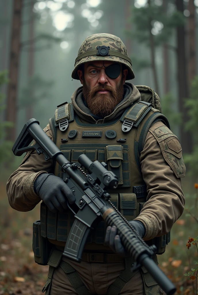 8k, Best quality, Masterpiece, hallowen soldat, arme , fusil FAMAS, Irish Leprechaun Costume, Green Costume with Pixie Hat, arc en ciel