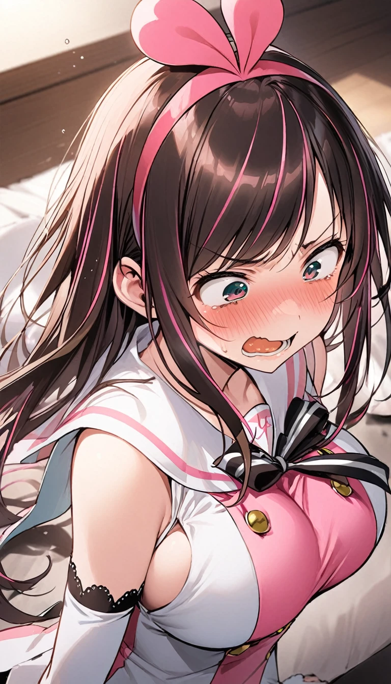 yuikotegawa, yui kotegawa, black hair, (brown eyes:1.5),big breasts,happy smile, smile, open your mouth, long hair,transparent and pink latex, Thighhighs, cleavage,  pink panties, nurse cap, nurse, pink gloves, sexy pose,
break indoors, Examination room,
break looking at viewer, (cowboy shot:1.5),
break (masterpiece:1.2), highest quality, High resolution, unity 8k wallpaper, (figure:0.8), (detailed and beautiful eyes:1.6), highly detailed face, perfect lighting, Very detailed CG, (perfect hands, perfect anatomy),