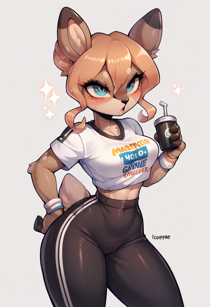 ((Promotional Images)), ((without distorted titles)), ((marketing)) (furry) Female Visayan Spotted Deer: Female animal mascot for the fictional Manila 2036 Olympic Games ((High definition)), ((without distorted titles)) Manila 2036 Olympic Games in the Philippines promotional images and logo