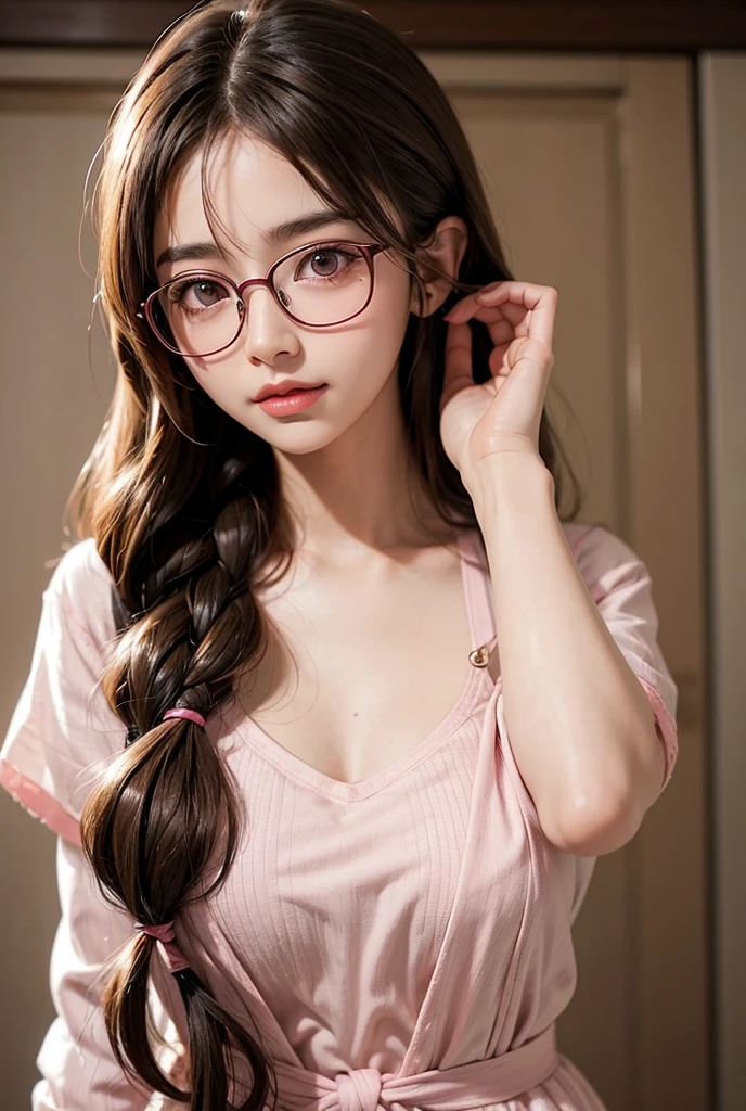 Hyper-realistic), (illustration), (high resolution), (32K), (Extremely detailed), (Best Illustration), (Beautiful detailed eyes), (Best quality), (Ultra-detailed), (Masterpiece), ( the wallpaper), (Detailed and delicate face), Solo, Pee yourself, Pee on the legs, Surrounded by other people, Highly detailed facial and skin textures, Detailed eyes, Double eyelids, a ball head,Hairpins twisted braid, Large-rimmed glasses, Wear pink tulip fairy sweet pure lust lace print embroidery Hansto, Wearing cat ears, Kneeling on both knees, Nervously bow your head, Shy, Embarrassing provocation and shock, Stand with your legs spread, On a dry toilet floor, A small puddle of her own urine formed around her feet, Very eager to pee, Pee, Wet yourself, Urination, Tears, fear, despair, Panic, High detail, A ballet with a big belly in October of pregnancy, Wear ballet shoes, (Dynamic pose), 1 girl, White wavy curls on the toilet, Japanese, Heterochromia, Small moles under the eyes, (( aprons)), Big breasts, Long legs, Tight abs, Wear large-rimmed glasses, (camel-toe), (Fishnet socks), (), (No bra)