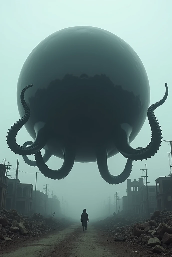 there is a giant squid that is flying over a crowd of people, in screenshot from the 300 movie, warhammer 40k style, 2 d cg, inspired by Keisai Eisen, spongebob cthulhu nightmare, by Pedro Álvarez Castelló, world war 1, world tree, full subject shown in photo, inspired by Vilmos Aba-Novák --auto --s2