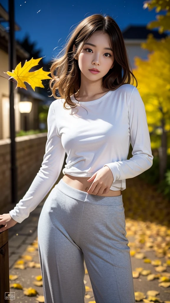 Young sweet beautiful Indonesian girl, 22 years old, slim body, bright beautiful eyes, georgeus face, neat wavy black short hairs, wearing white see through tranparent long sleeve very strict t-shirt, wearing white transparent legging, no underwear, wearing black sport shoes, realistic, very detail, no cartoon, all fingers have normal shape, standing confidence open wide legs on back yard in the sunny morning, sun shining to her body through her clothes, sweet beautiful smile,