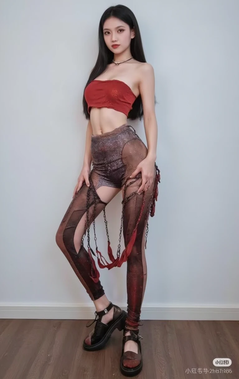 (top quality,8K quality,masterpiece:1.3),23 year old woman wearing red bondage underwear,(stockings,choker),(short bob hair,blond hair:1.1),The world of cyberpunk,(smile:1.1), (View below:1.4), (small ass:1.2), (open genitals,Open cat:1.2),(Full Body Sbian:1.5), (full body shot:1.5), (Bold pose with legs apart,dynamic pose:1.2),(Nipples visible from the rope.,Penis visible through rope,Buttocks are visible through the straps..),(Nipples visible through underwear,Genitals visible through underwear,Butt is visible through underwear),he washed,SM, BD Play,, BD,Shibari,Masochist,slim abs:1.2,highly detailed skin:1.2,(((Young and sensuous gravure idol, Young and skinny gravure idol, Stylish gravure idol)))