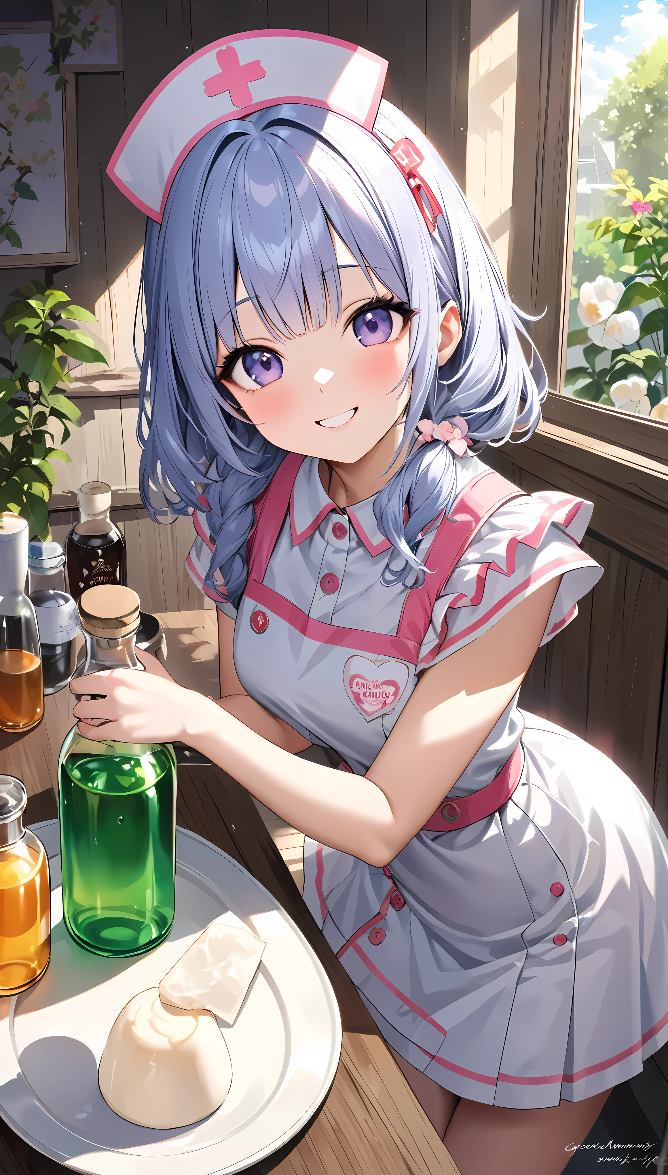 Ultra-realism, Cute nurse girl, alone, Active and spirited, Cute smile, あなたの体調をとても心配していまVinegar, Good morning to the viewers～Vinegar, あなたに接近Vinegarる顔, A refreshing morning that makes me feel excited, 