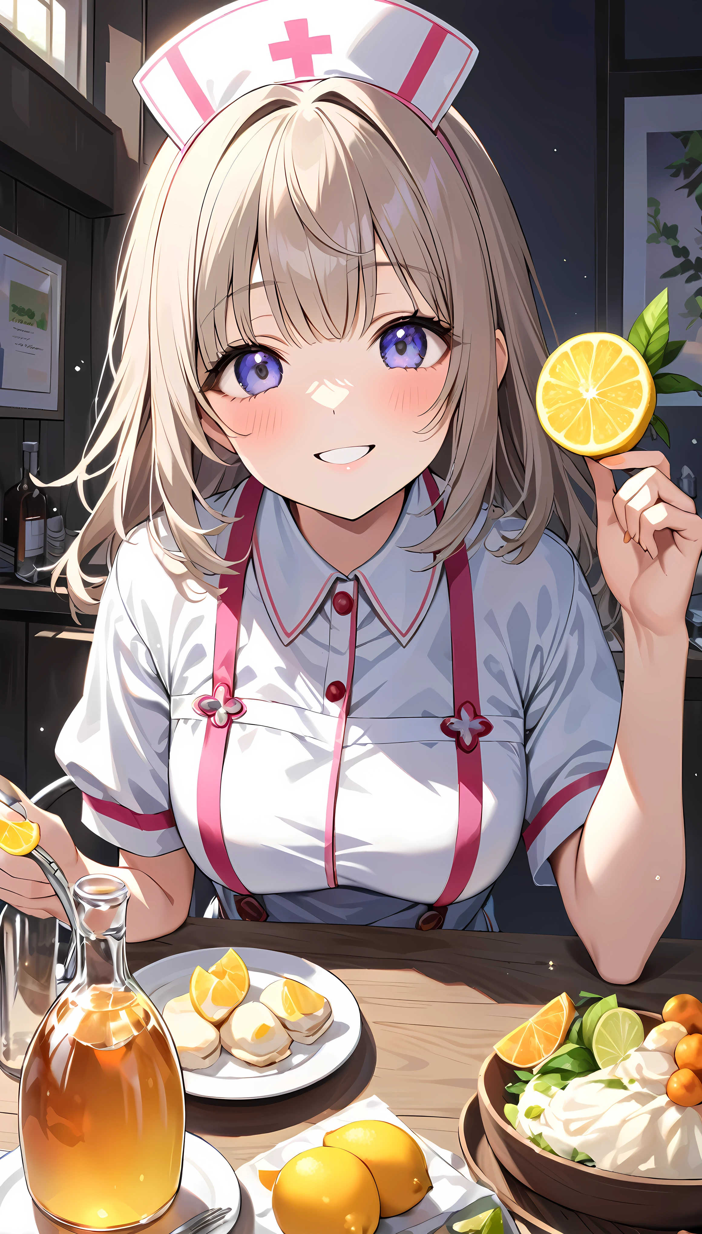 Ultra-realism, Cute nurse girl, alone, Active and spirited, Cute smile, あなたの体調をとても心配していまVinegar, Good morning to the viewers～Vinegar, あなたに接近Vinegarる顔, A refreshing morning that makes me feel excited, 