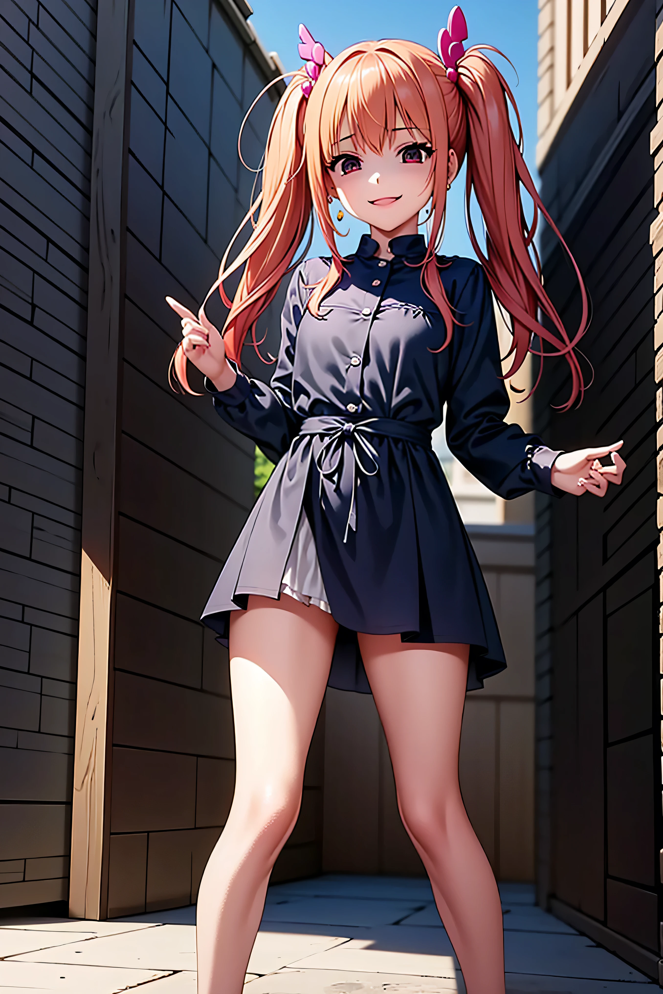 Happy Healing, Low twin tails, ba&#39;s hair, skirt, , Wrist cuff, , shorts under skirt, boots, corruption, , Half-open eyes, Wicked Smile, There are no students, Crazy Smile, Open your mouth, 1 girl, Mature Woman, Married women, Dark Magical Girl,high quality, Very detailed, Perfect Face, バッドエンドPretty Cure, Pink Twintails, ((Black ruffled bodysuit)), (Red frills), Black batｎFeathered headband, Captivating smile, Shiny latex bodysuit,bad_end_Pretty Cure,Masterpiece Therapy_happy,Alone