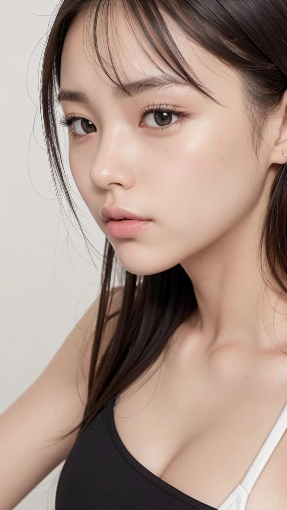 ulzzang-6500-v1.1, (Raw photo:1.2), (Photoreal), (genuine:1.4), (muste piece:1.3), beautiful women, Female college student, masterpiece, 90's vibe, Classic Look, highest quality, super detailed, photo-realistic, shining eyes, detailed face, clavicle, beautiful eyes, black eye, detailed eyeshadow, black hair, lip gloss, pink lip, Makeup, (Charm:1.5), sharp focus, clear eyes, hunter's eyes, eyelash, full body, (wavy hair:1.1),(short hair:1.3), nsfw, light pink nipples,(election of pink nipples:1.2), spread legs, squatting, pussy focus, cameltoe, spread pussy wide, vaginal fingers, pubic hair