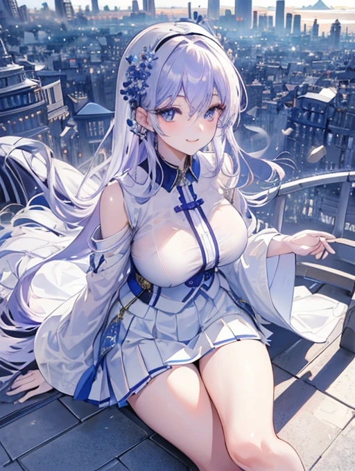 A girl standing in the park at night,Clear sky in the background. Park benches and soft lighting, Rear photo, (Side photography), looking back at the viewer, (Masterpiece), ((Ultra-detailed)), (Highly detailed), (Expressionless), (Best quality: 1.2), 8K, hdr, A high resolution, absurderes: 1.2, Object perspective, Blurred background, Bokeh: 1.1, Lens flare, (vivd colour: 1.2), High quality texture, Detailed texture, High-quality lighting and shadows, a face with perfect proportion, full bodyesbian, Mature and excited body, Detailed skin texture, vibrant, pale and radiant skin, natural saggy breasts, gigantic bosom: 1.5, High waist, Narrow waist: 1.3, Wide hips, Full buttocks, Detailed beautiful face, (PureErosFace_V1:1.3)(Ulzzang-6500:0.4) Detailed beautiful eyes, Symmetrical eyes, Perfect eyes, Seductive eyes, Beautiful nose, High nose, Clear blush, Detailed lips, Earrings, hoop earings, necklace, jewelry, Sapphire heart necklace, Silver-toned high-heeled sandals, Seductive expression, Smile, Perfect hands, Delicate and beautiful fingers, Detailed beautiful legs, photo-realistic hair, detailed hairs, (Silver dress, Red dress, Blue dress), Chisato Nishiki, Long hair, Blonde hair, (Red eyes: 1.5), Hair ribbon, Bob cut, Red hair ribbon,),gigantic cleavage breasts,Japan goddess,