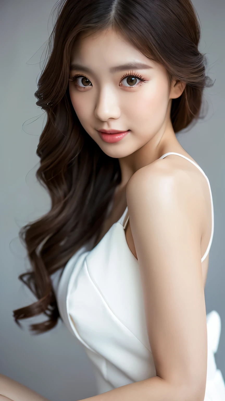 Arapei Asian woman posing for photo in white top and jeans, Gorgeous young Korean woman, Korean girl, beautiful Korean women, Beautiful young Korean woman, attractive neck, cleavage, Beautiful Asian girl, Korean woman, hot with shining sun, beautiful upper body, low cut top, Beautiful model girl, Beautiful asian woman, Asian girl, Open V chest clothes
