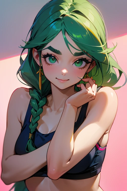 score_9, score_8_up, score_7_up, lum, solo, retro artstyle, 1980s style, breasts, blue eyes, eyeshadow, green hair, bangs, horns, aqua hair, dynamic angle, large breasts, large ass, little tribal,(((little,small tiny body,chibi,small))),(((6 years old))),(((1 toddler:1.4))),(baby face),(round face),(big forhead:1.2),(beautiful big eyes:1.3),extremely detailed cute anime face,((((long twin braids,tight braids,long braid,braided hair,long hime cut,dark hair,colored inner hair)))),intricate eyes,beautiful detailed eyes,symmetrical eyes,(big eyes:1.5),((((lustrous skin:1.5,tanned skin,bright skin: 1.5,skin tanned,shiny skin,very shiny skin,shiny body,Reflective skin)))),(((detailed face))),beautiful detailed lips, (cute,kawaii,(nsfw)),no top,no bra,loincloth with no panties,tatters,tribal,barefoot,bare arms,exposed belly button,necklace,((pink loincloth,wet loincloth,intricate loincloth)), dynamic pose,looking at viewer,embarrassed,centered,scale to fit dimensions,Rule of thirds, ((beautiful bath house made of greek marble and pillars, beautiful clear water in pool)),scenery:1.25,((intricate scenery)),((greek temple background)),outdoors,overgrown,(overgrown background,glowing crystals,bioluminescent plant),extremely scenery,(((glowing crystals,bioluminescent plants))),(puddles everywhere,moss,moss on the background),clouds,lily pads,palms,reeds,(sunset, golden hour), (Glossy Egyptian ornaments),highres,sharp focus,(ultra detailed,extremely detailed),(extremely detailed CG unity 8k wallpaper),(((vibrant colors,vibrant theme))),(intricate),(masterpiece),(best quality), ((akanbe)), ((Eyelid pull)), ((tongue out)), rainbow in pool,