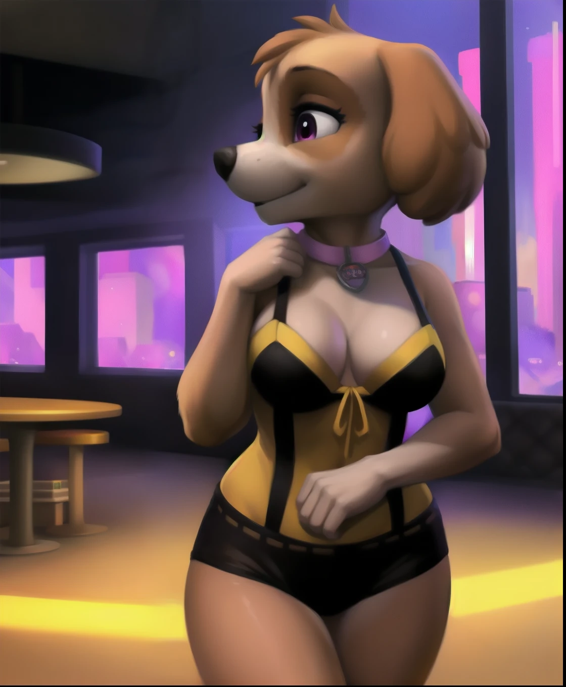 (8k, RAW photo, best quality, masterpiece:1.2), (realistic, photo-realistic:1.37), ultra-detailed, ultra high res, (by Cutesexyrobutts, by Keeltheequine, by Adjatha, uploaded on e621), (a full body photo of a female horse MILF), (thick black lips), ponytail hair, (wearing micro bra, g string, lingerie, fishnet stockings, platform heels), (beautiful and detailed eyes:1.1), furry anthro, detailed fur, seductive, sexy, large breasts, MILF, voluptuous, hourglass figure, curvy body, long legs, cinematic lighting, (f1.8 short focus bokeh)