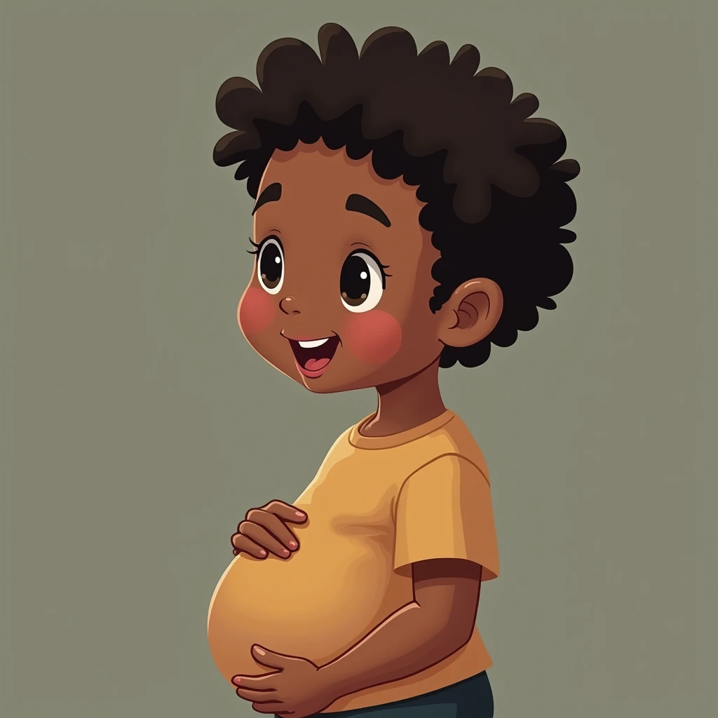 A pregnant boy
