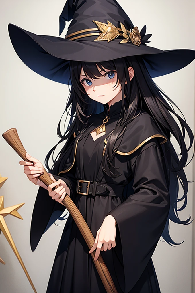 (masutepiece, Best Quality),((Flat color)), 1 girl , Witch Girl, pixiv style, Detailed beautiful eyes, Small breasts, Smile , earth colors, Dynamic Posing, earth element, Gaia, magic soil