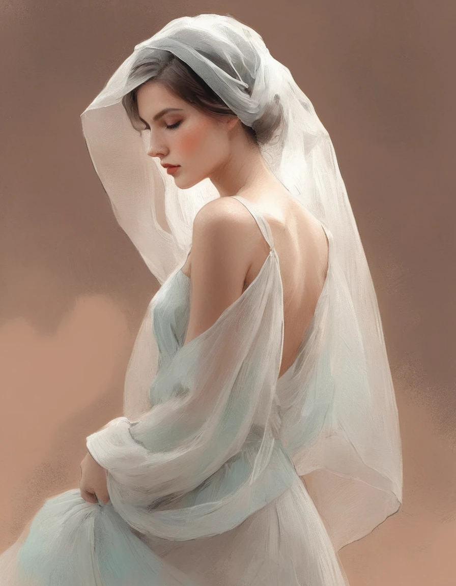 Explore the aura of mystery in the over-the-shoulder pose. Highlight the gentle curve of the neck and the captivating expression of the face, engaging the viewer with a sense of intriguing fascination, (linda mulher morena suando, olhos azuis e seios grandes, corpo inteiro, roupas transparentes, correndo no deserto com um tigre ao seu